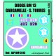 Décals 2 DB- JapModels - DODGE GARGAMELLE - TORRES - Echelle 1/35