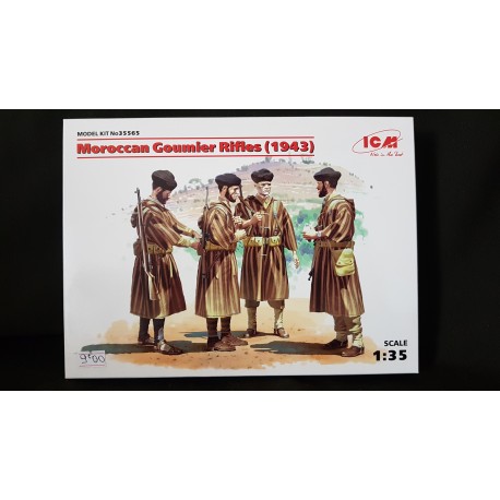 Figurine - ICM - MOROCCAN GOUMIER RIFLES (1943) - Echelle 1/35