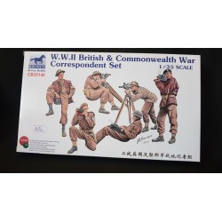 BRONCO - BRIISH & COMMONWEATH WAR CORRESPONDENT SET -CB35140- Echelle 1/35