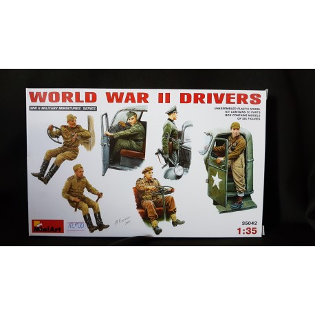 Figurine - MINIART - WORLD WAR II DRIVERS - Echelle 1/35