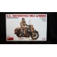 Figurine - MINI ART - US MOTORCYCLE WLA W/RIDER - Echelle 1/35