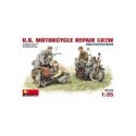 MINI ART - US MOTORCYCLE REPAIR CREW-MIART35101- Echelle 1/35