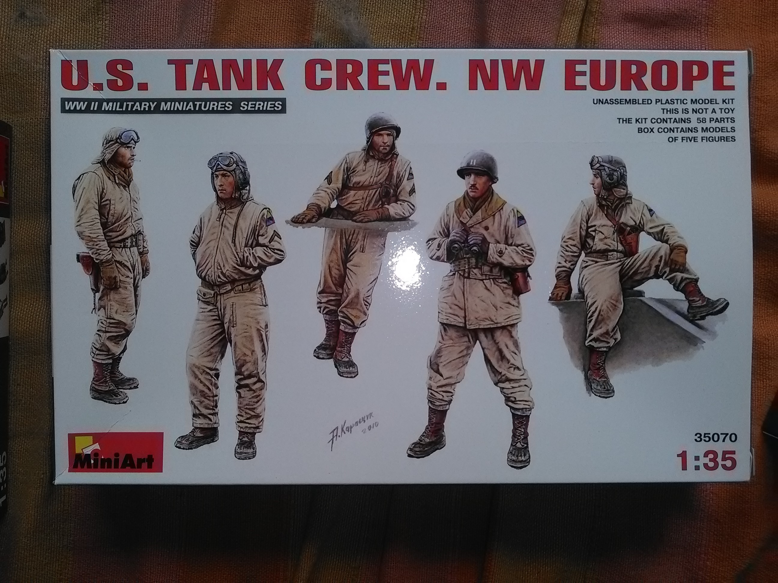 35 US Tank Crew NW Europe Kit de modèle en plastique MINIART Echelle 1  Gris 