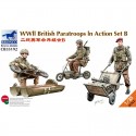 Figurine - BRONCO - WWII BRITISH PARATROOPS IN ACTION SET B - Echelle 1/35