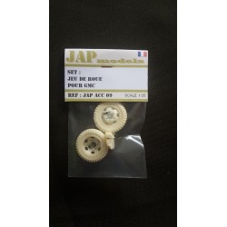 Accessoire - JapModels - Set jeu de roue secours GMC - ECH 1/35
