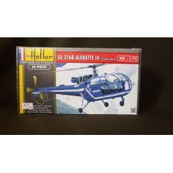 HELLER - 80286 - SA 316B ALOUETTE III - Echelle 1/72