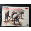ICM - FRENCH-INFANTRY-IN-GAS-MASKS-1916-ICM35696-ECH1/35