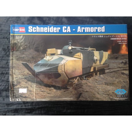 MAQUETTE HOBBY BOSS - FRENCH SCHNEIDER CA - ARMORED- ECH 1/35 - REF 83862 - WWI