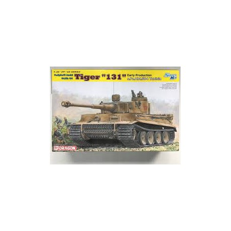 MAQUETTE DRAGON - Tiger "131" Early Production s.Pz.Abt.504 (Tunisia) - REF JAP DRA 6820 - ECH 1/35