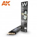 PENCILS SET - AK10039 - BLACK & WHITE