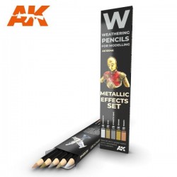 PENCILS SET - AK10046 - METALLIC EFFETS