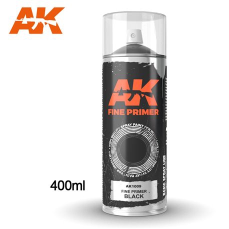 SPRAY AK - PRIMER BLACK - REF JAP AK1009 - 400ML -