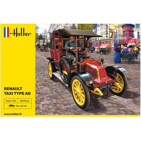 HELLER-RENAULT-TAXI-TYPE-AG-HELL30705-ECH1/24