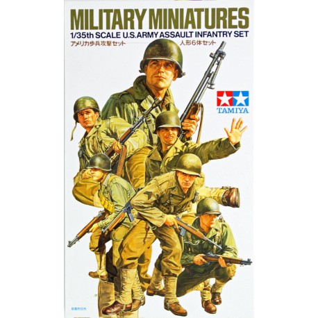TAMIYA - MILITARY MINIATURES (U.S.ARMY ASSAULT INFANTRY SET) - TAM35192 - Echelle 1/35