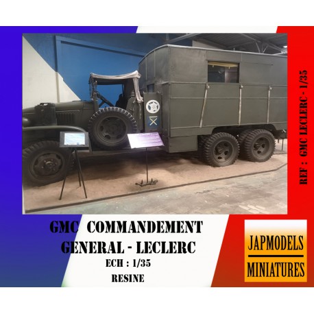 MAQUETTE JAPMODELS - GMC GENERAL LECLERC - PC COMMANDEMENT - REF JAP GMC LECLERC35 - ECH 1/35
