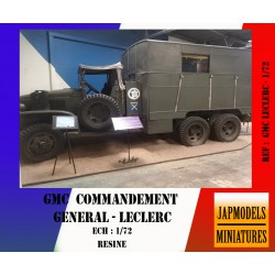 MAQUETTE JAPMODELS - GMC GENERAL LECLERC - PC COMMANDEMENT - REF JAP GMC LECLERC72 - ECH 1/72