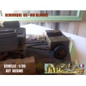 MAQUETTE JAMODELS REMORQUE M8 BLINDEE US - 1/35
