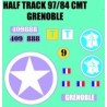 decals 1/72 HALF TRACK - GRENOBLE