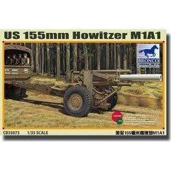 MAQUETTE US 155mm Howitzer M1A1 - BRONCO - 1/35