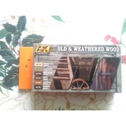 PEINTURE AK - Old & Weathered wood - Volume 1