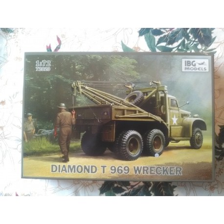 MAQUETTE IBG MODELS - DIAMOND T 969 WRECKER - DEPANNAGE US - ECH 1/72 - WWII DODGE JEEP GMC US