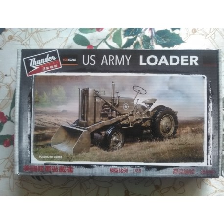 MAQUETTE THUNDER MODEL - US ARMY TRACTOR LOADER - ECH 1/35 - 35002 - US DODGE JEEP